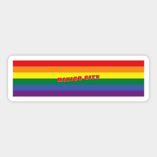 Mexico City Pride: Marcha del Orgullo de la Ciudad de Mexico Sticker